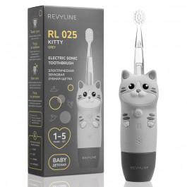 Электрическая звуковая зубная щётка Revyline RL 025 Baby Kitty, Grey