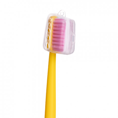 Зубная щетка Revyline SM6000 Ortho желтая / розовая-голубая