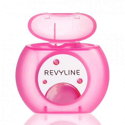 Зубная нить Revyline полиэстер, вощеная, Bubble Gum, с фтором и бамбуковым углем 30 м